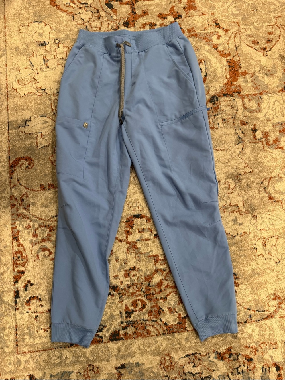 Women’s Light Blue Jogger scrub Pants (short)